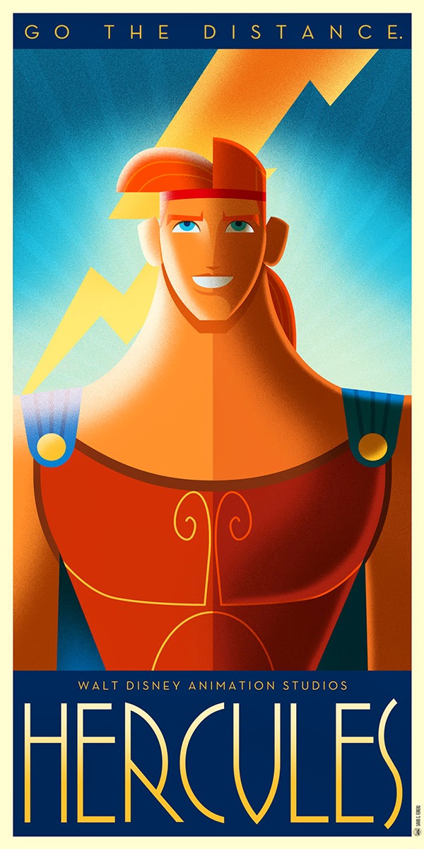 Disney Art Déco series De volta ao retrô