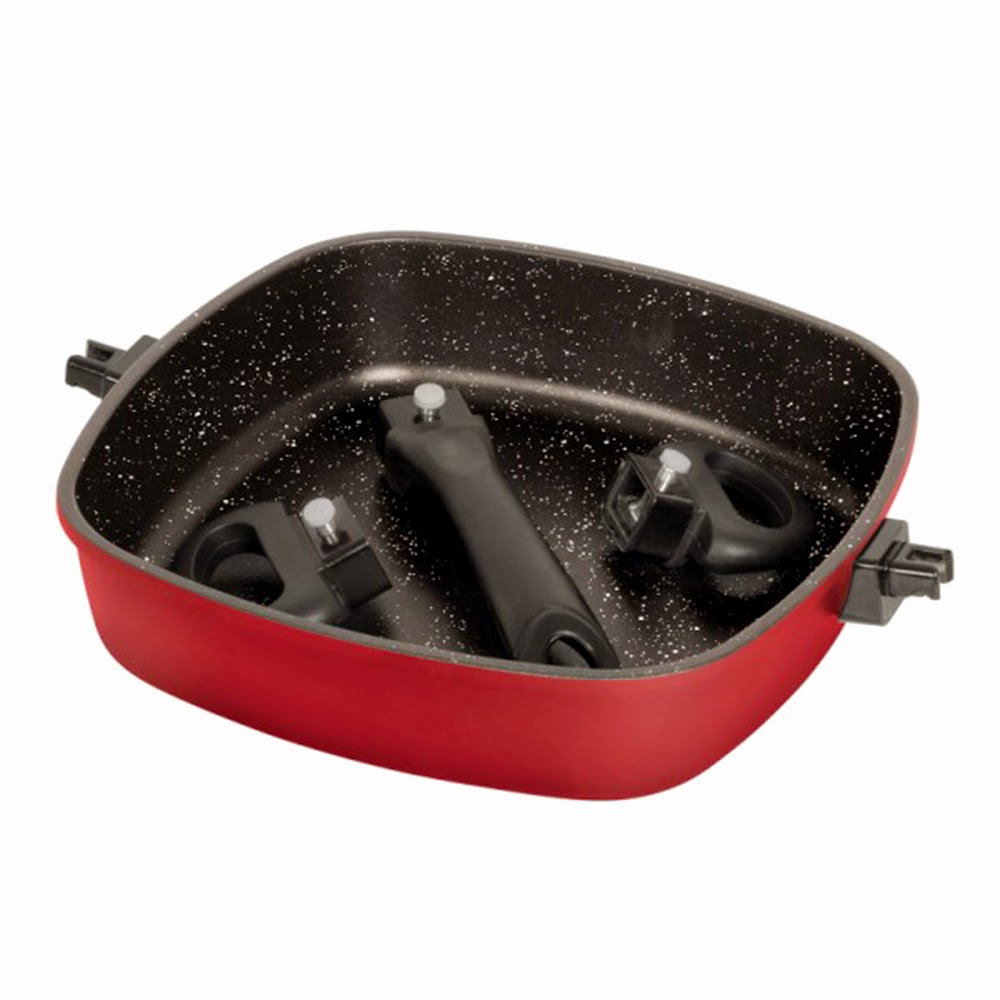 Survive the Elements Campfire Deep Frypan and Lid 28cm Ceramic Coated
