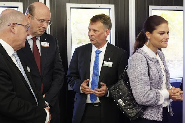 Crown Princess Victoria watched  the FIFA World Cup 2014 group C qualifying football match