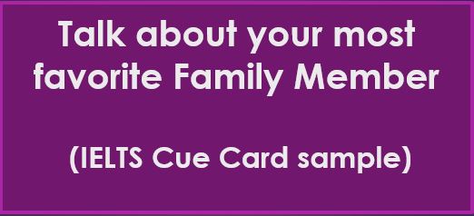 My favorite person speech image