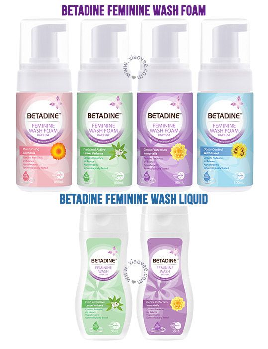 Betadine Feminine Wash, Foam & Wipes review.
