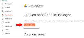 Daftar adsense lewat blogger Daftar adsense lewat blogger