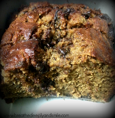 Protein Packed Chocolate Chip Banana Bread