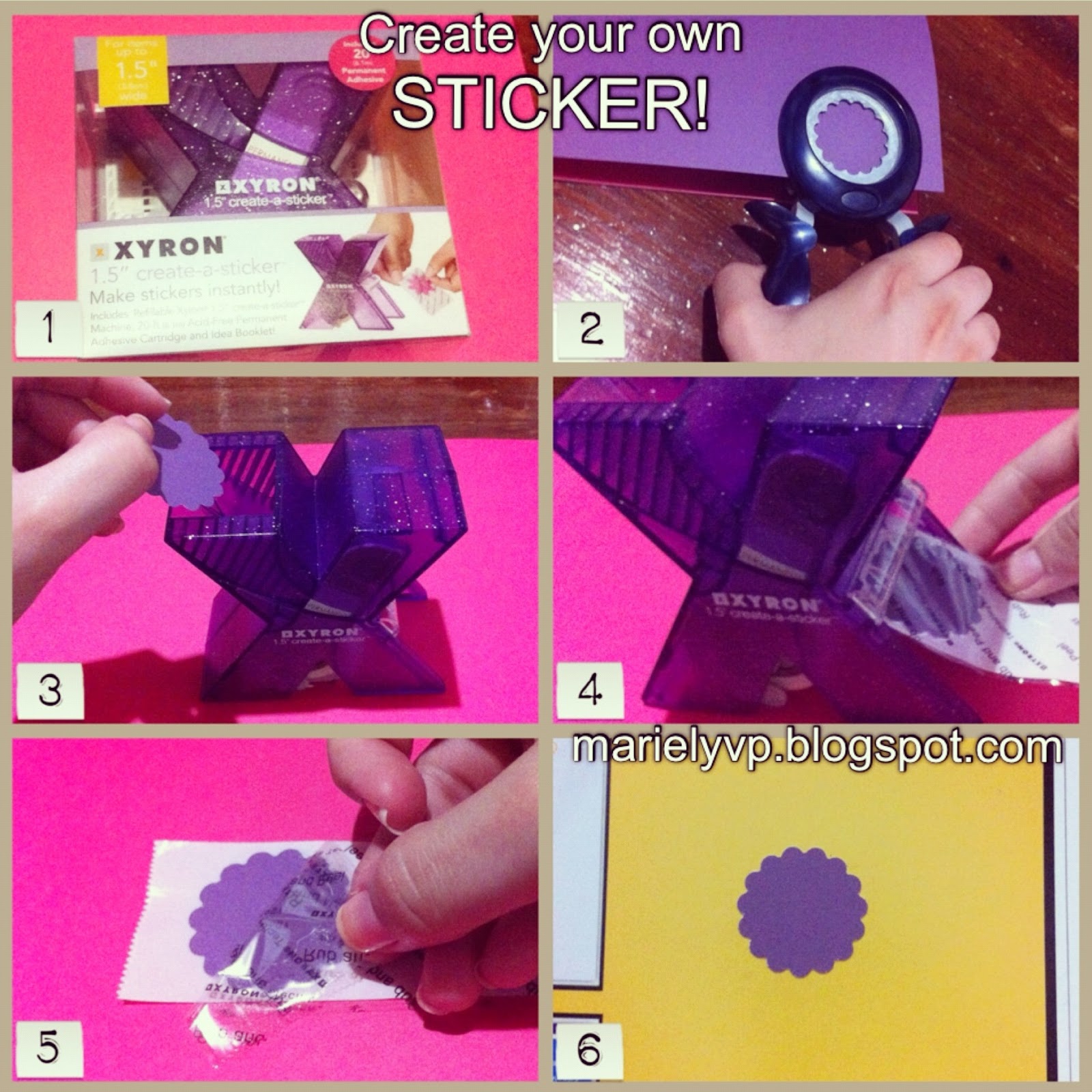 We Read! Photo Tutorial Create your own Sticker!