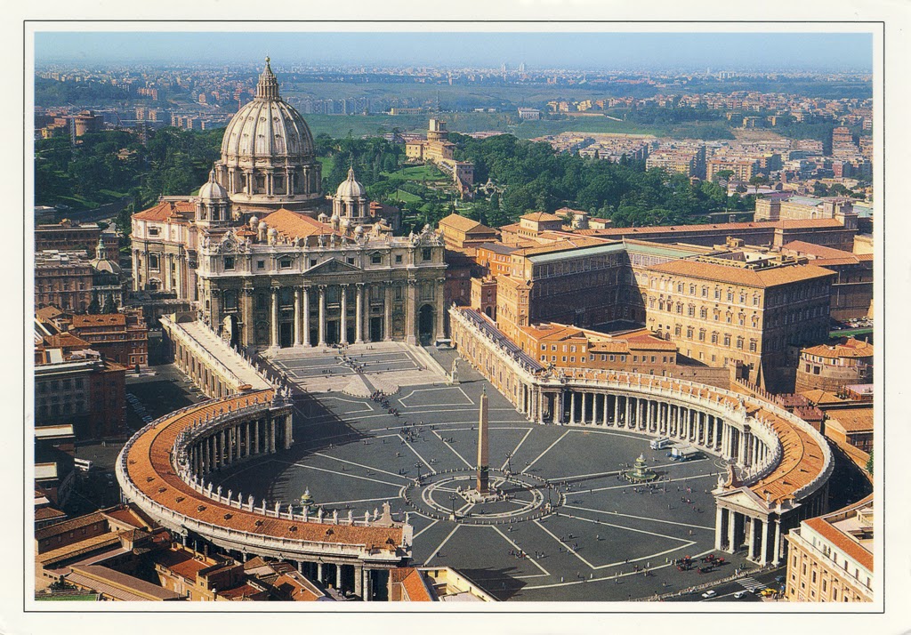 Площадь святого петра в риме бернини