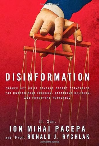 http://www.amazon.com/Disinformation-Strategies-Undermining-Attacking-Promoting/dp/1936488604/ref=sr_1_1?ie=UTF8&qid=1394034546&sr=8-1&keywords=disinformation+the+secret+strategy+to+destroy+the+west
