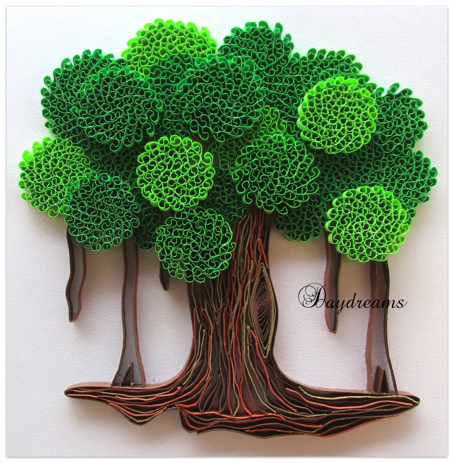 DAYDREAMS Banyan tree quilled