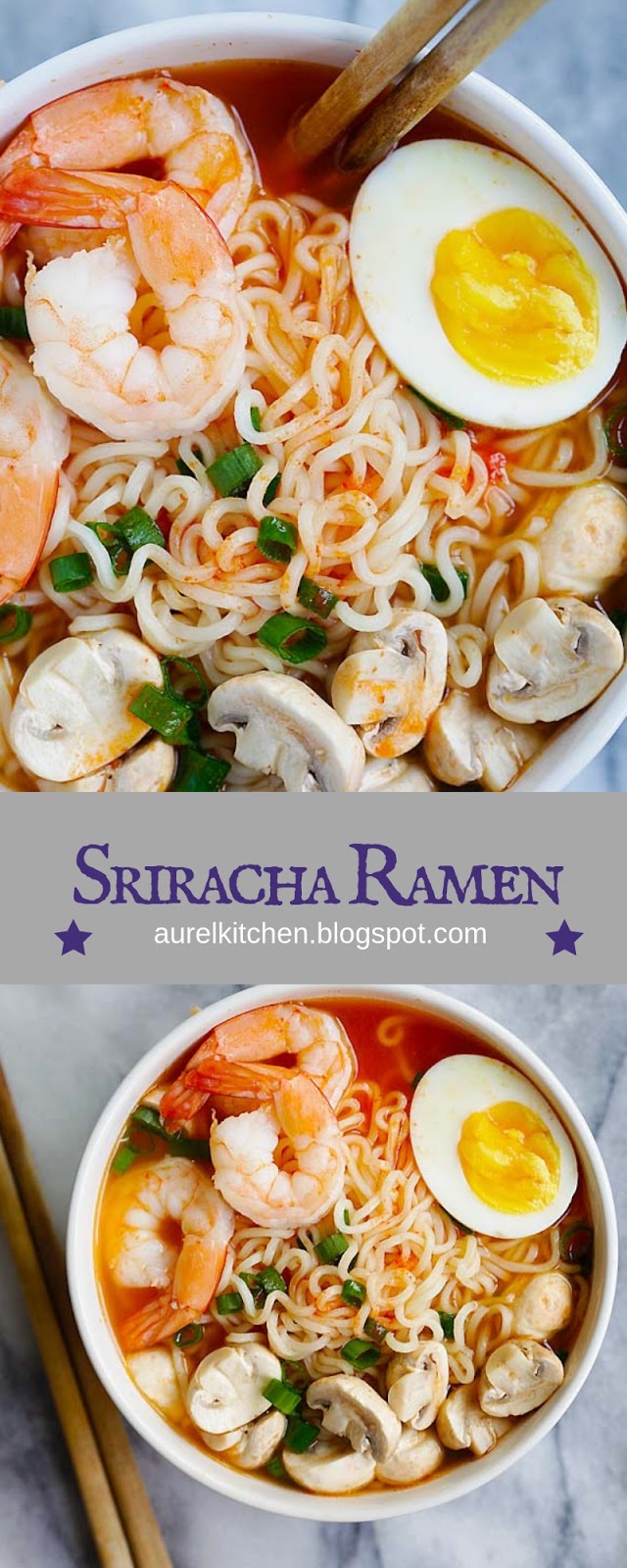 SRIRACHA RAMEN | Aurel Kitchen