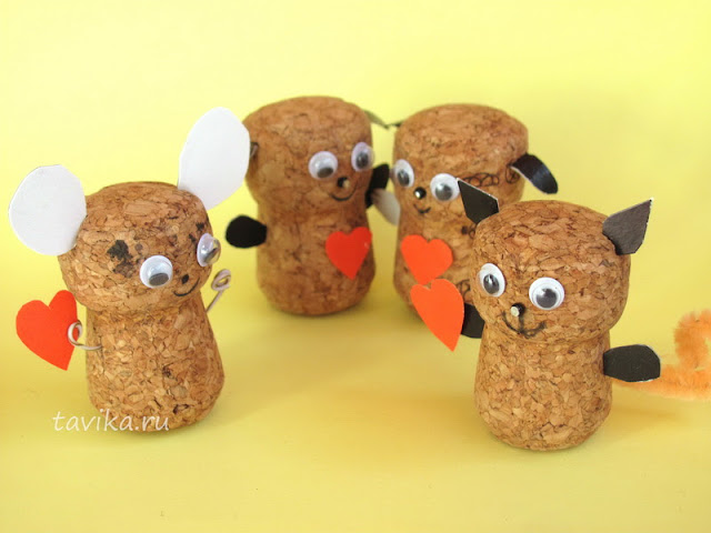 поделка на день валентина