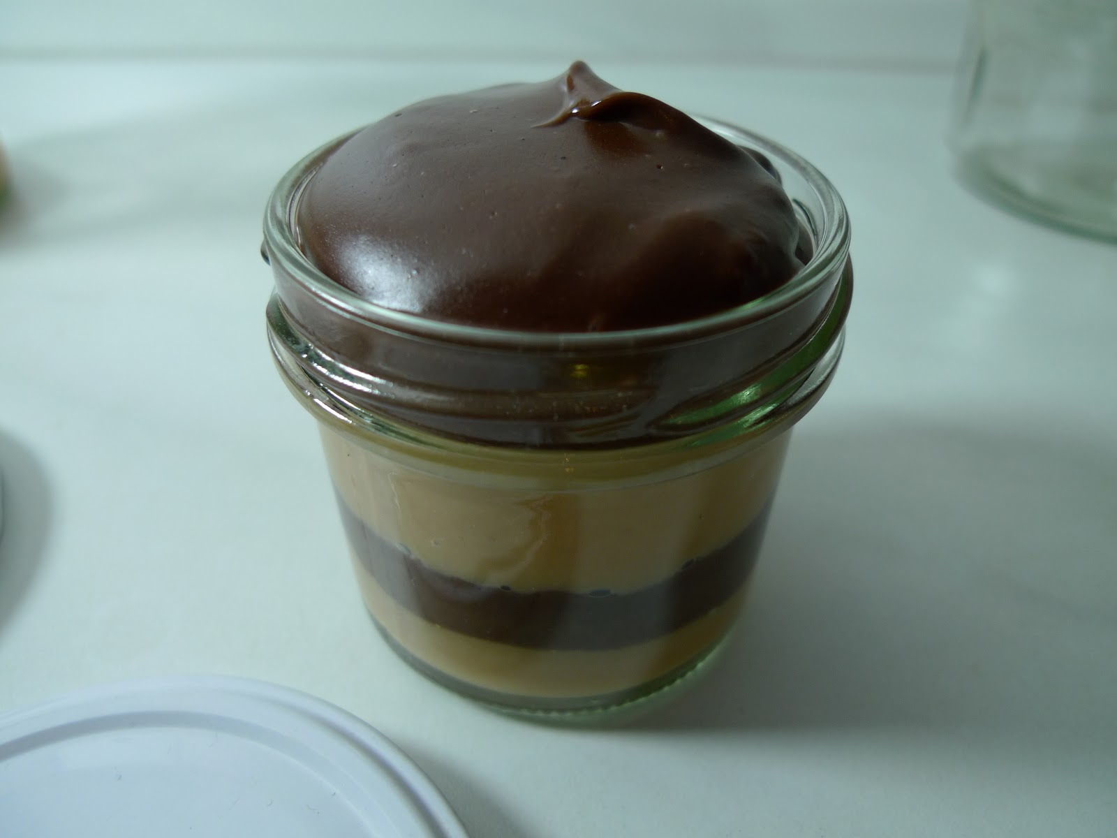 Pâtisserie Nadine: Schoko-Karamell-Pudding im Glas für #PamK