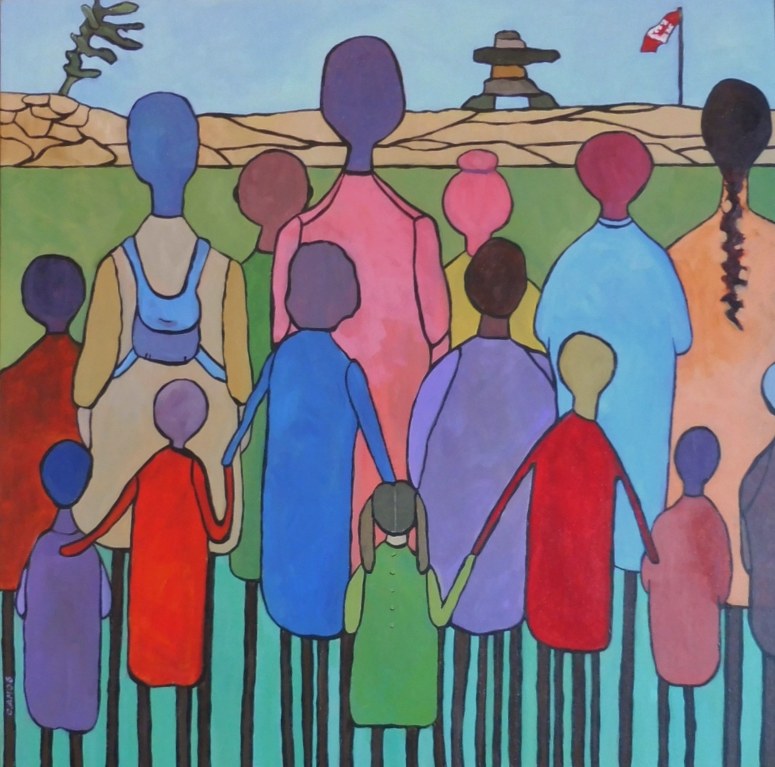 Gone Painting This Land was Made for You and Me SOLD