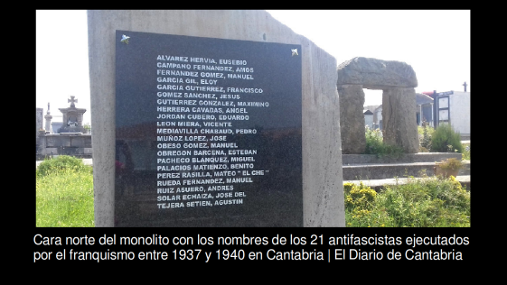 En Cantabria, los franquistas EJECUTARON a GARROTE VIL a 21 ANTIFASCISTAS, desde 1937 a 1940