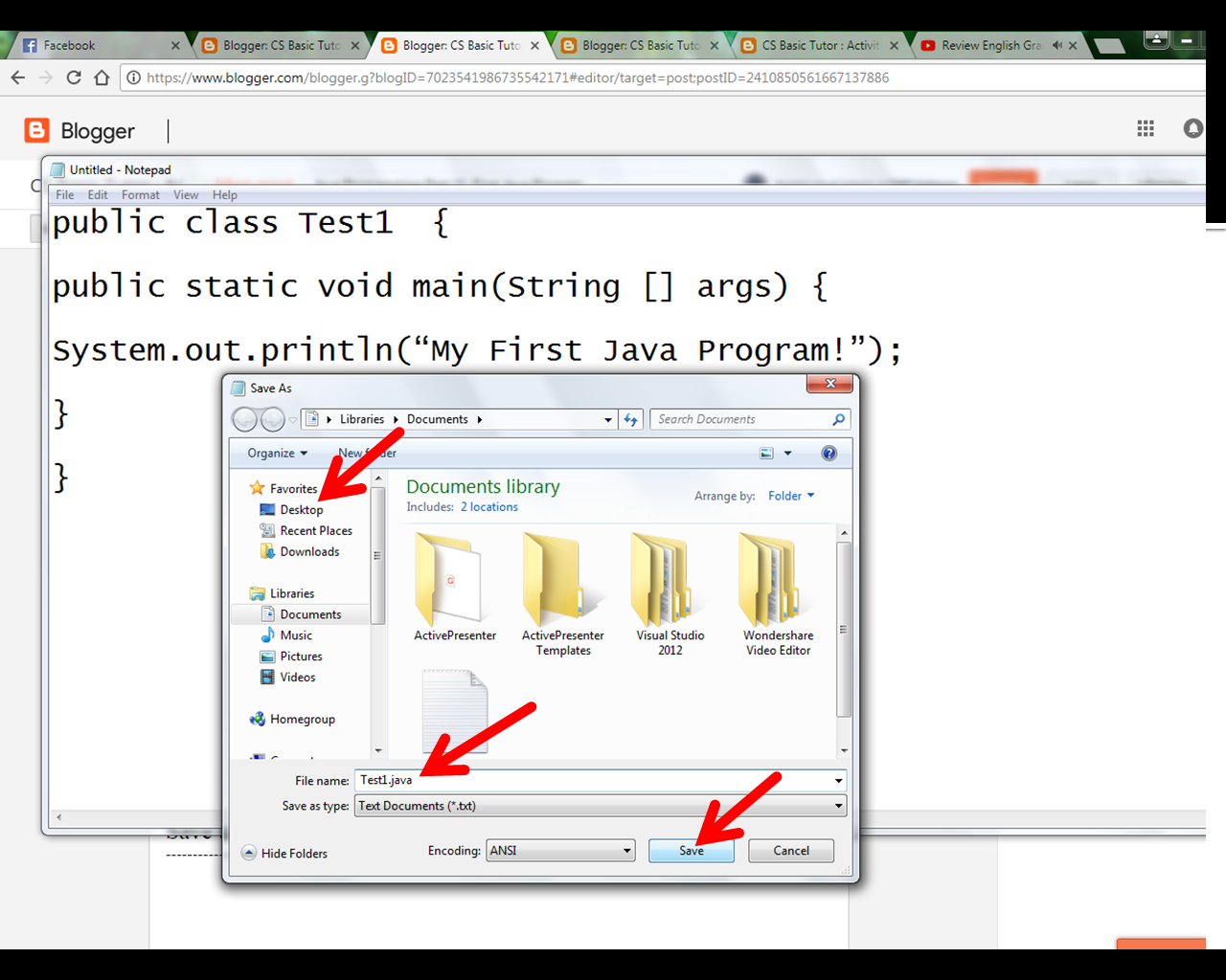 CS Basic Tutor : Activities for students: Java Programming Part 11 ...