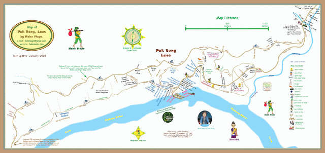 Pakbeng cities map