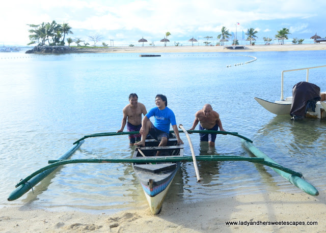 Bluewater Maribago resort boat