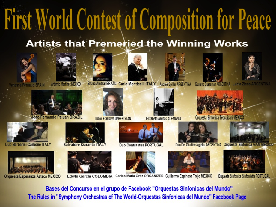 1er Concurso Mundial de Composición por la Paz tocapartituras.com BASES DEL CONCURSO ¿CÓMO PARTICIPAR? DESCRIPCIÓN DEL PROYECTO