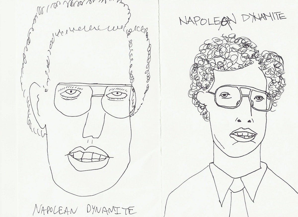 sketchy faces: NAPOLEON DYNAMITE