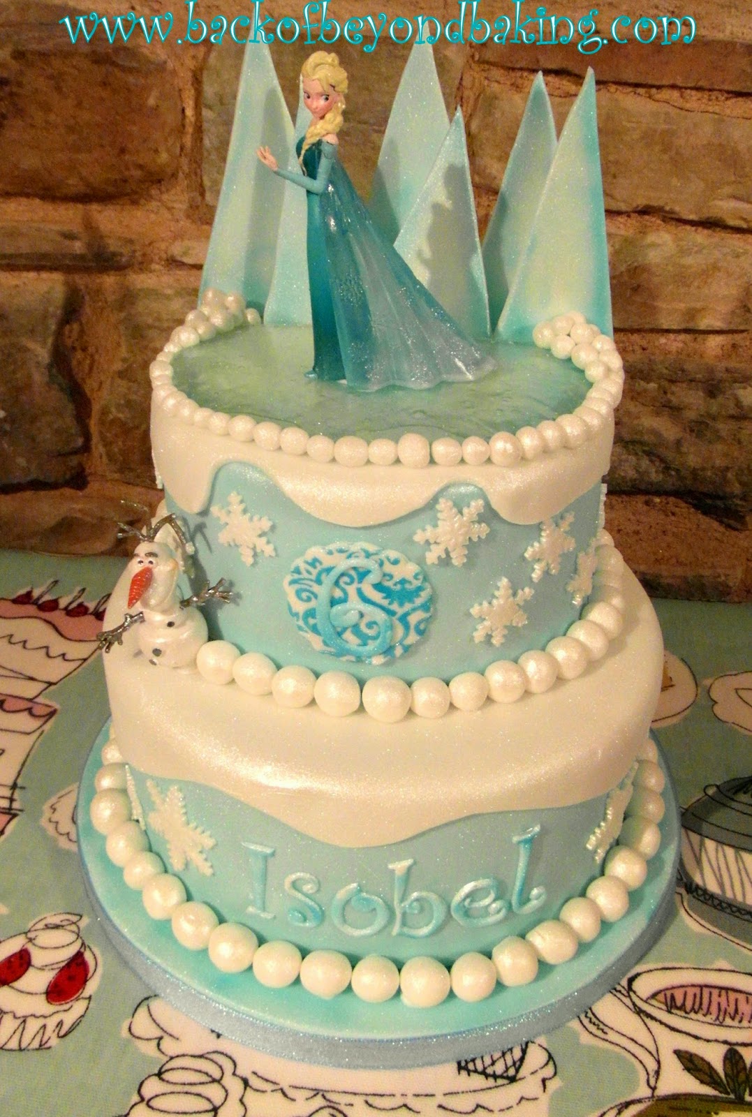 Elsa Birthday cake