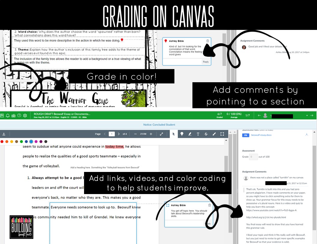 Canvas reassign assignment image