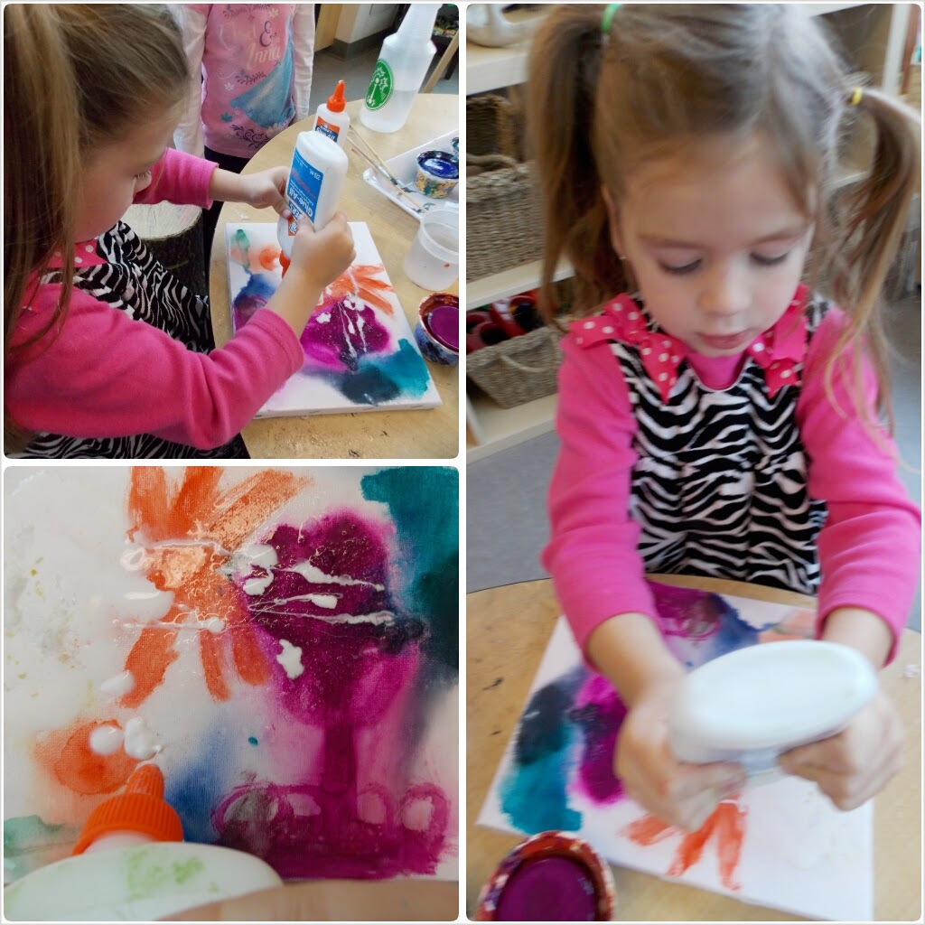 The Wonderful World of Kindergarten: Salt Paintings
