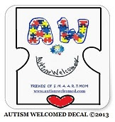 What is the "AUTISM WELCOMED DECAL ?"