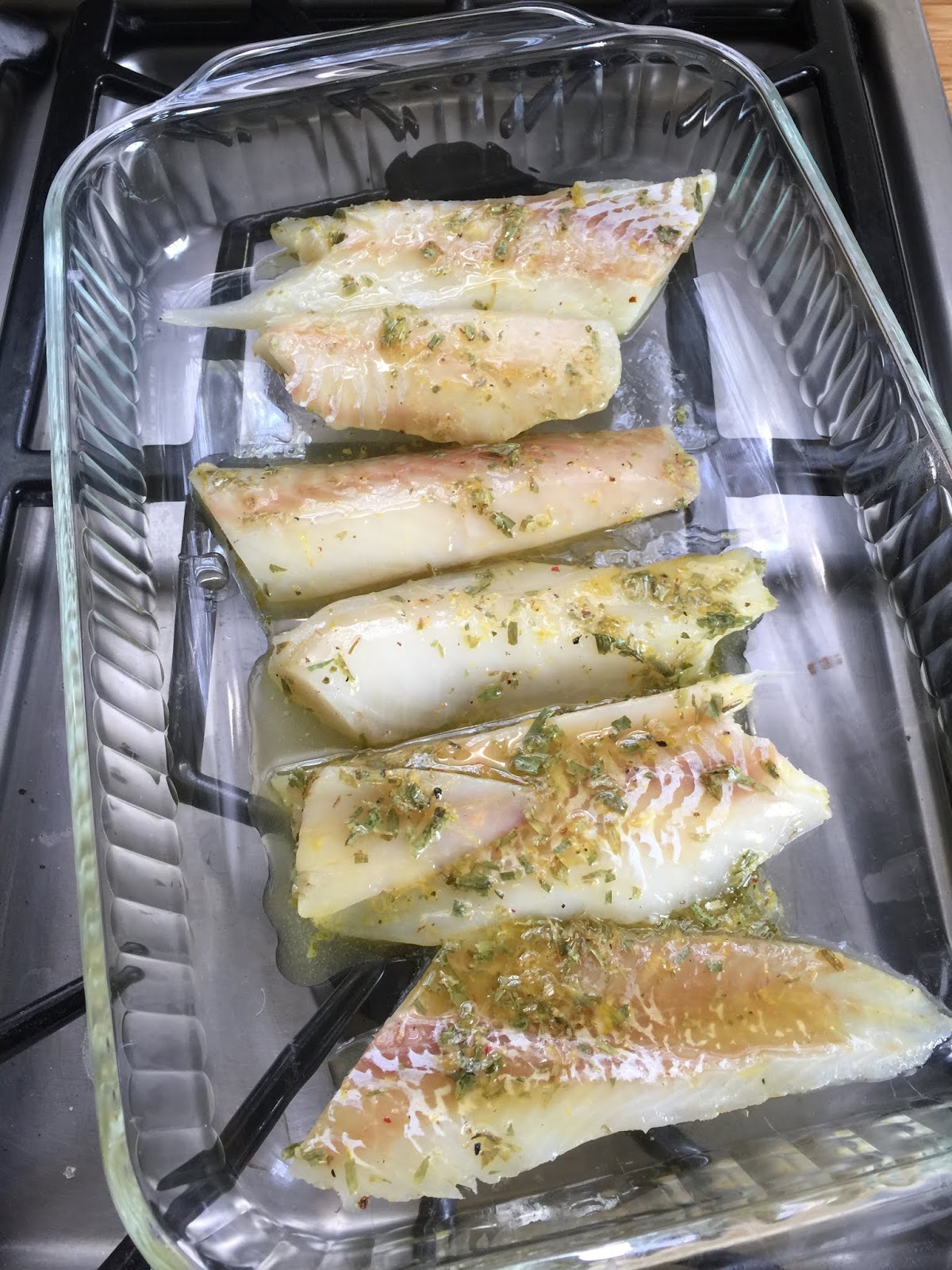 FEAST EVERYDAY Baked Cod with Tarragon Lemon Butter Sauce
