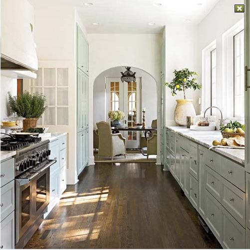 Eye For Design Create A Lovely Galley Kitchen