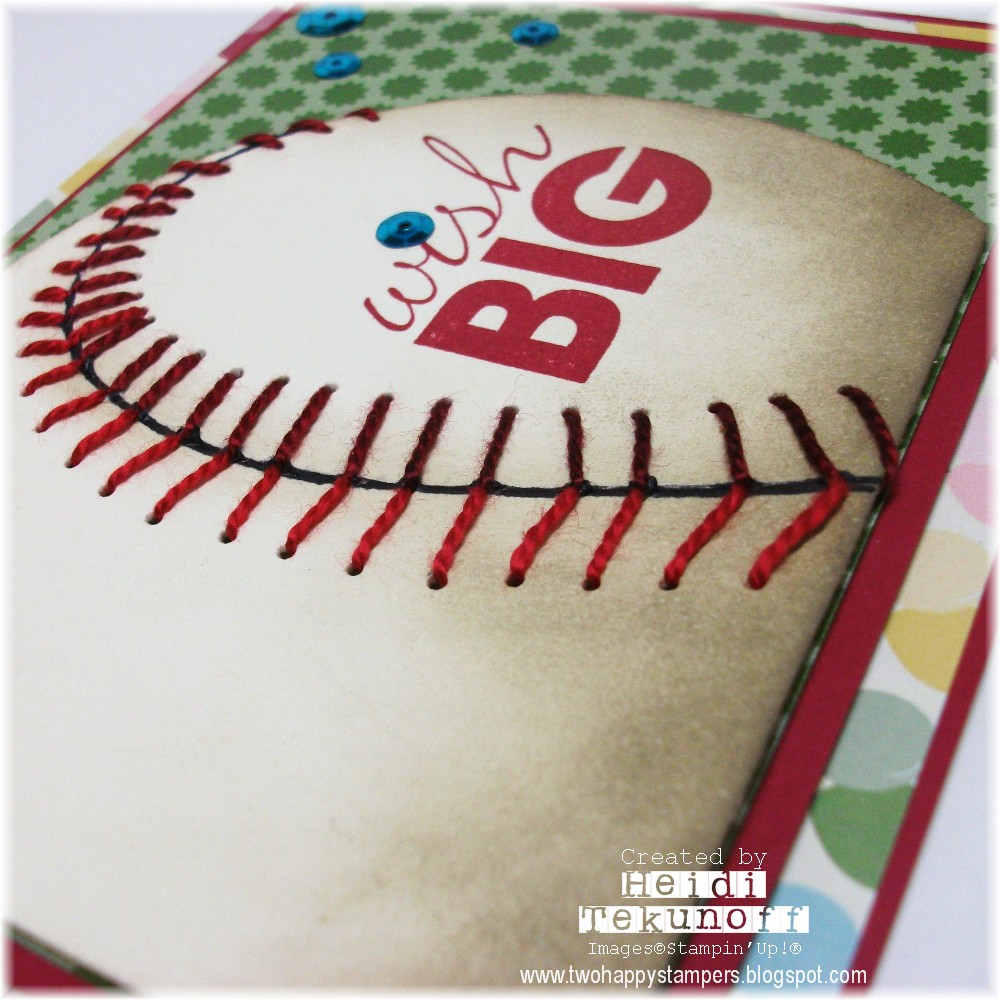 Two Happy Stampers Baseball Card