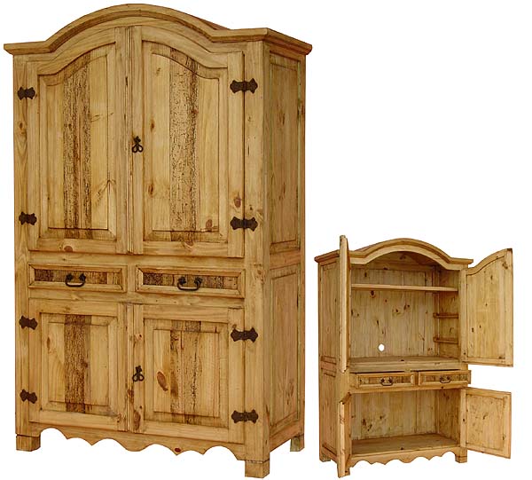 kitchen design The beauty of mexican pine furniture