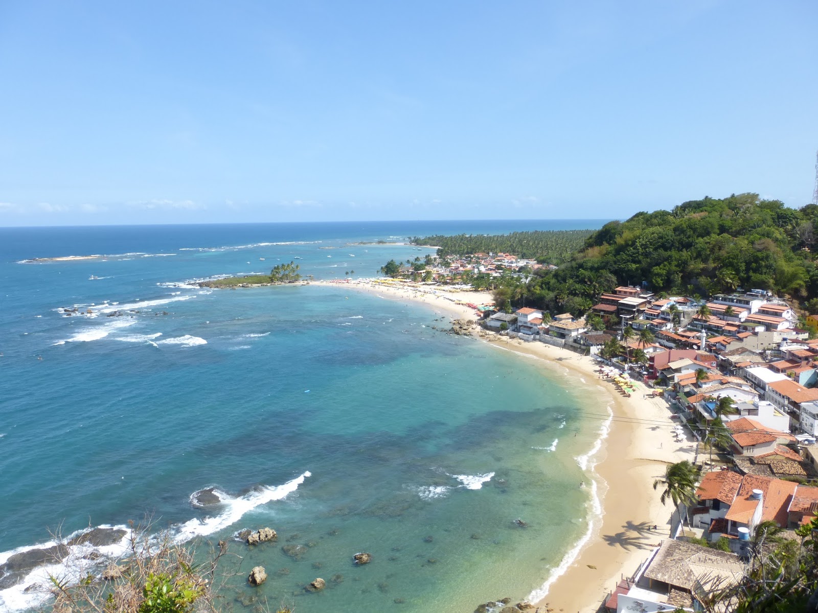 Morro de Sao Paulo y Gamboa.