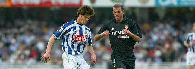 Xabi Alonso Zidane Real Sociedad Real Madrid imágenes