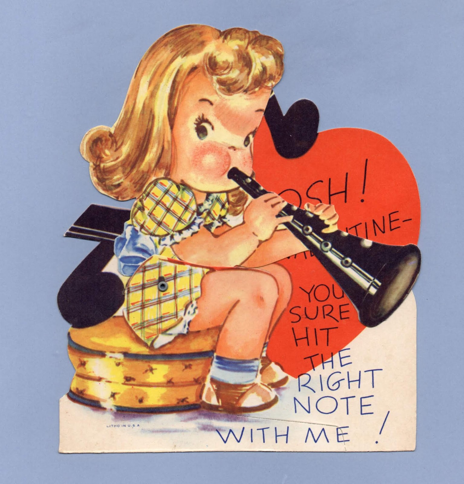Vintage Valentine Museum You Sure Hit The Right Note