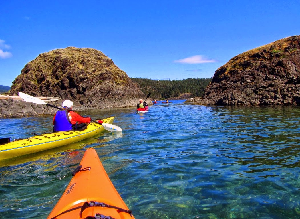 Keith Nicol Adventures Sea kayaking in the Rebecca Spit Breton