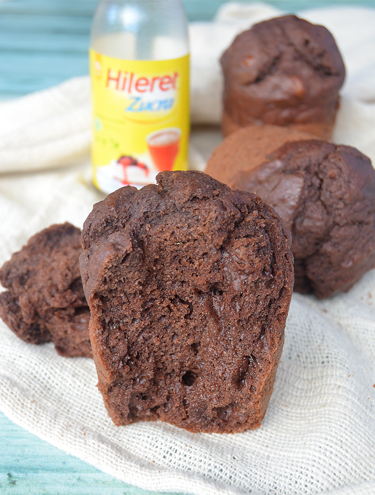Muffins de chocolate sin azúcar / Recetas dulces, fáciles y ricas