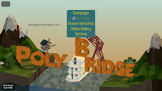 Poly Bridge, Game Membuat Jembatan Grafik Keren.