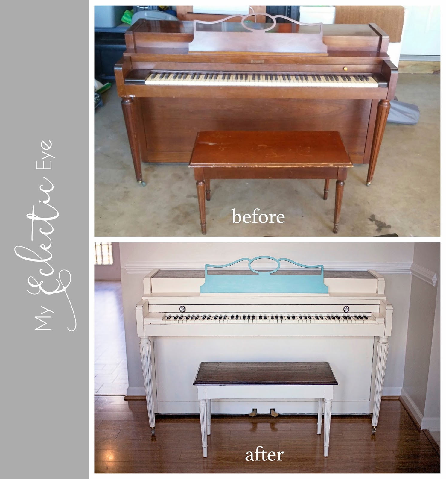 My Eclectic Eye Refinished Piano