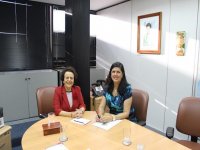 Vice-governadora discute com ministra implantação da Casa da Mulher Brasileira na Paraíba