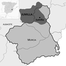 mapa de DO Jumilla