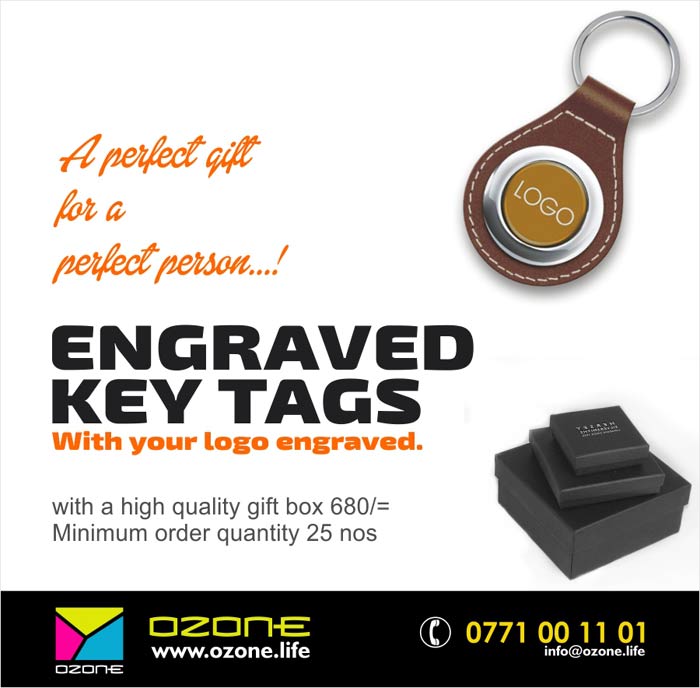 High quality engraved key tags with your logo ( Including a gift box )