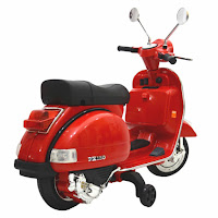 junior a003 vespa PX150 official licensed battery toy motorcycle