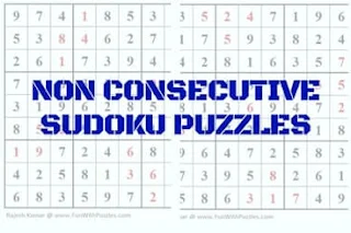 Non Consecutive Sudoku Variation Puzzles