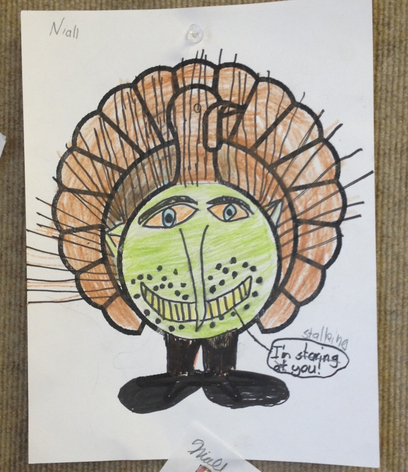 In 5th Grade with Teacher Julia: A Fun Thanksgiving Day Project with