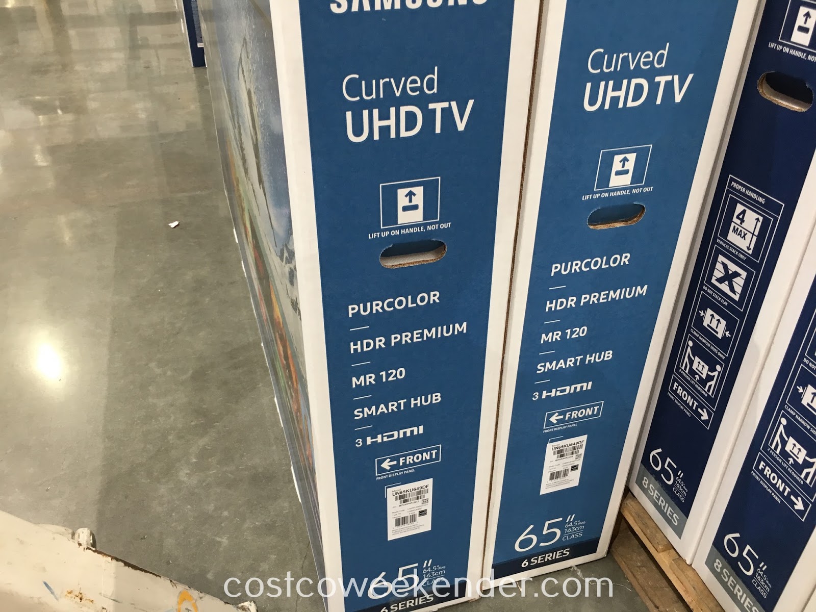 Samsung UN65KU649D 65" Curved 4K UHD LED LCD TV Costco Weekender