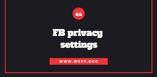 FB privacy settings