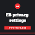 FB privacy settings