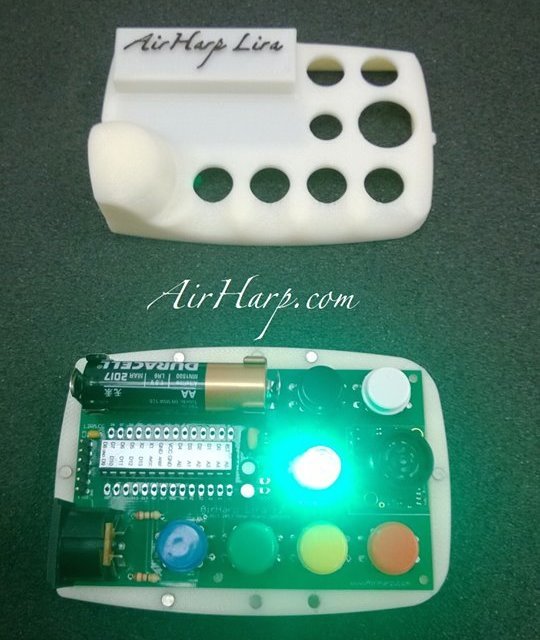 MATRIXSYNTH The Lyratron AirHarp Ultrasonic Digital Autoharp