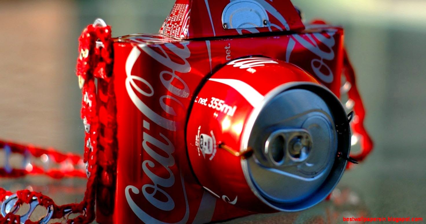 Creative Coca Cola Camera widescreen wallpaper  Wide