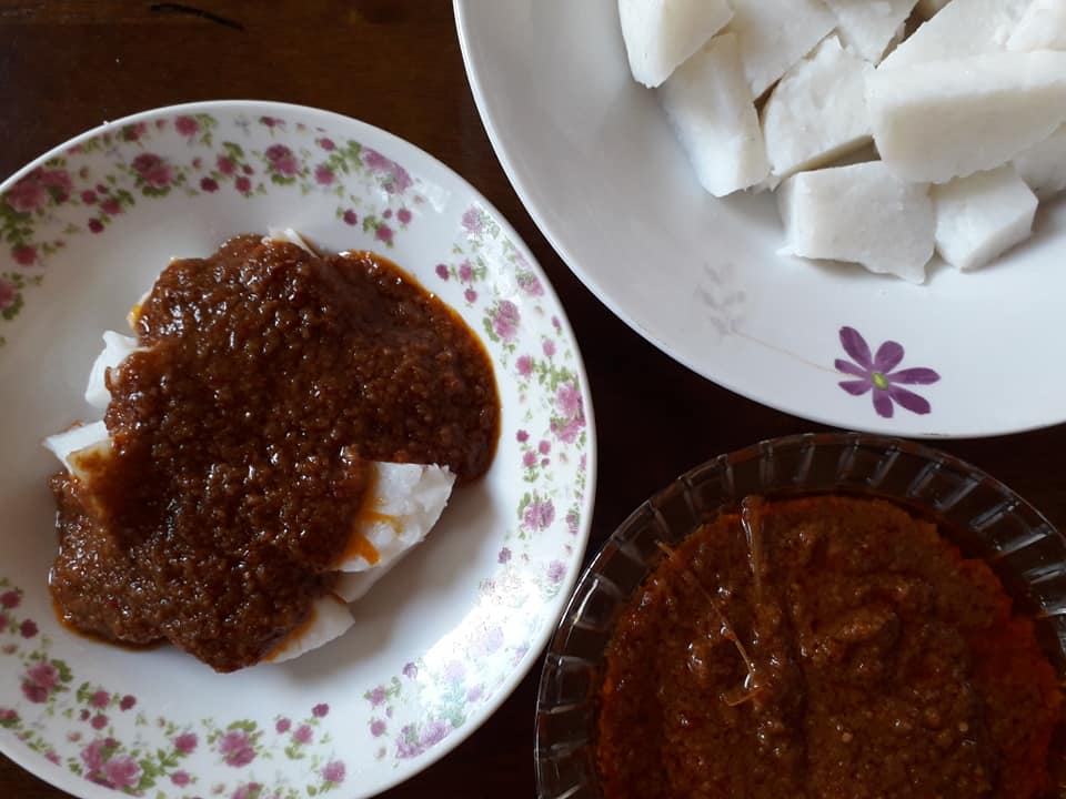 Resepi sambal kacang nasi impit