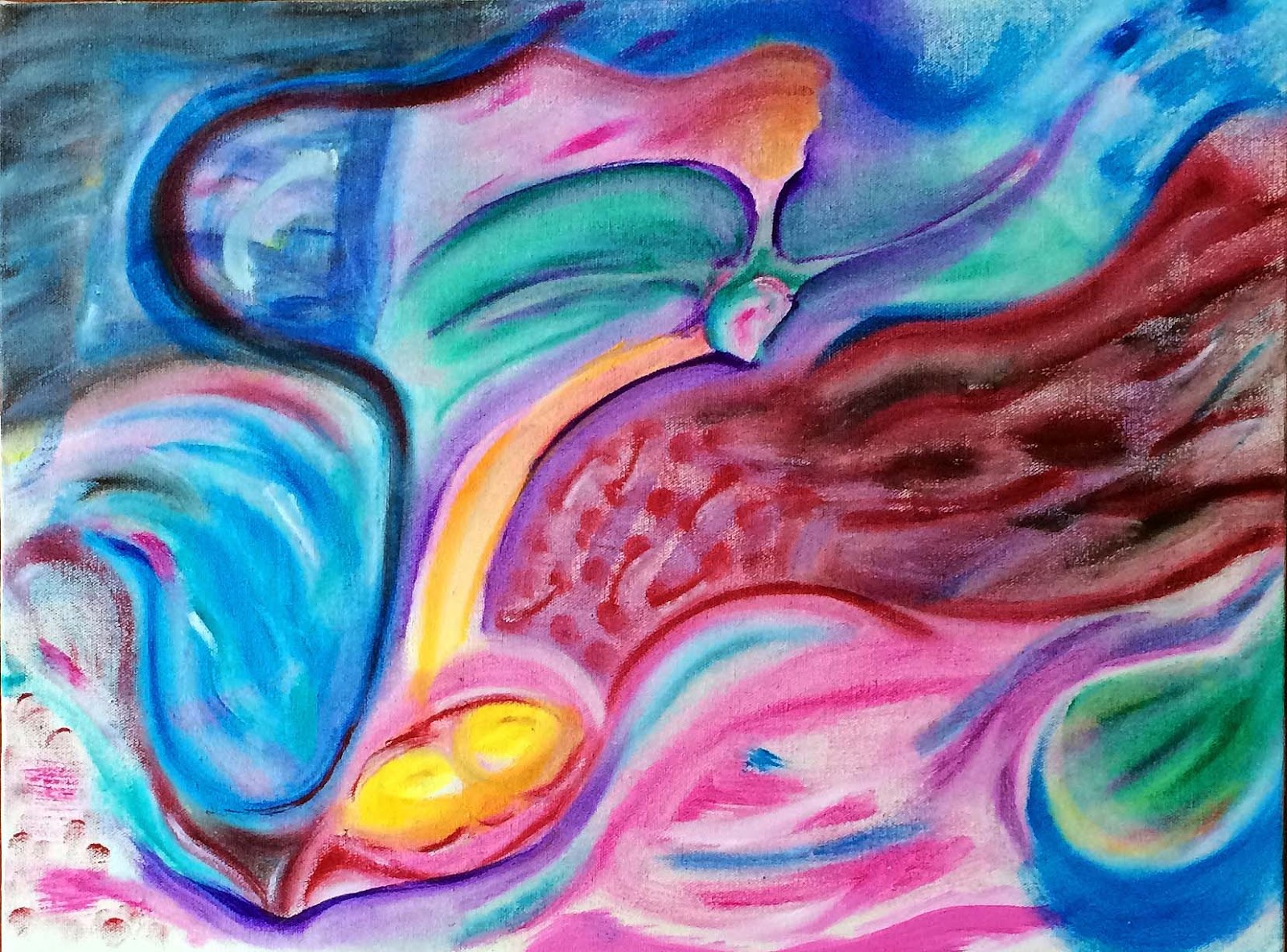 Mori Painting Class in Bali／森油彩絵画教室 Ubud Painting Class August 15th '15