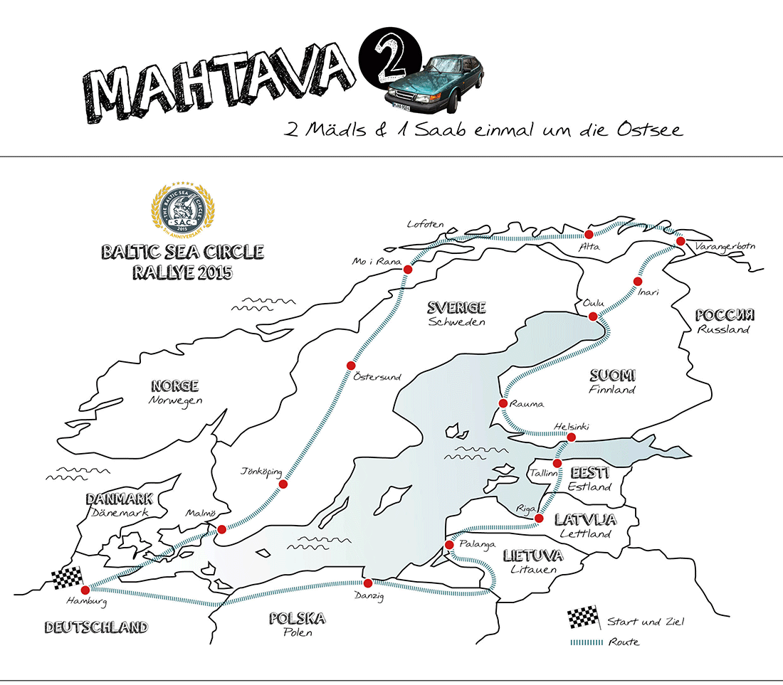 Mahtava 2 auf der Baltic Sea Circle Rallye 